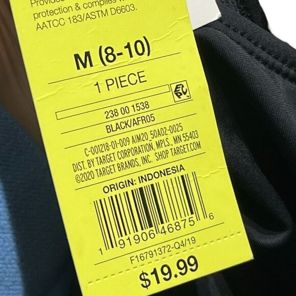 All in Motion Black Swimwear Bottoms, Size M, NWT - Picture 4 of 5